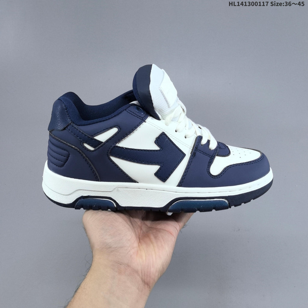 Off-White Arrow Low-Top Sneakers in White