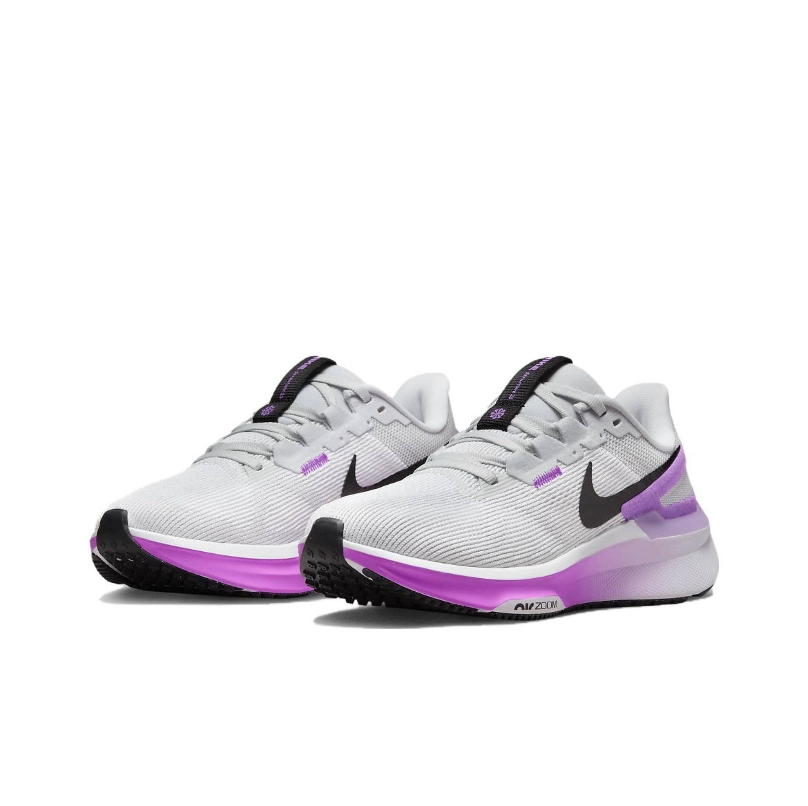 Nike Structure 25 Running Shoes White Purple DJ7884-100
