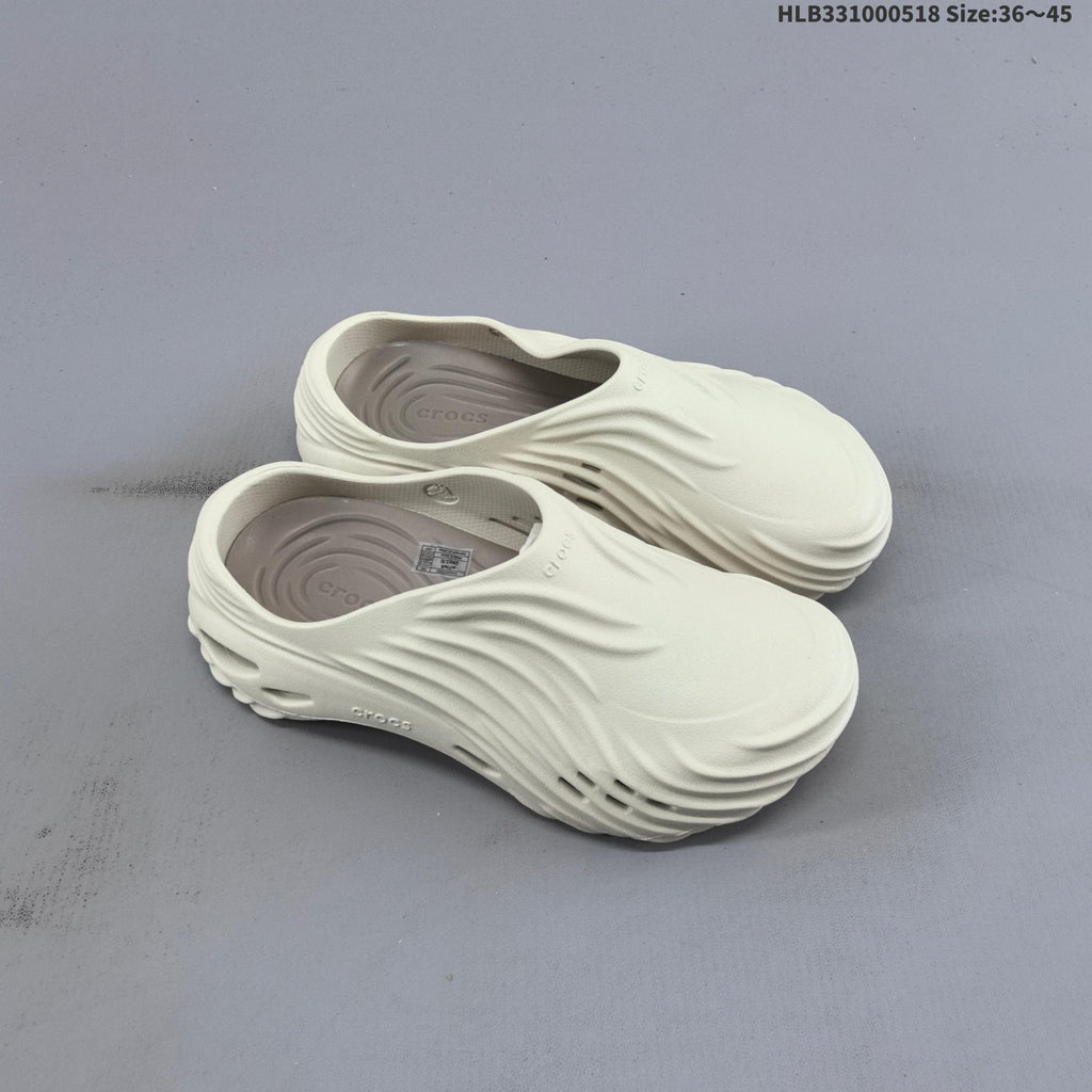 Crocs Bae Clog-Style Slides with Sculpted Design