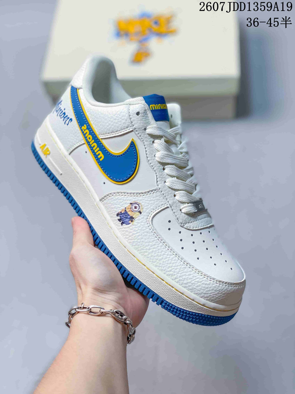 Nike Air Force 1 Low Graphic Sneakers White Multicolor