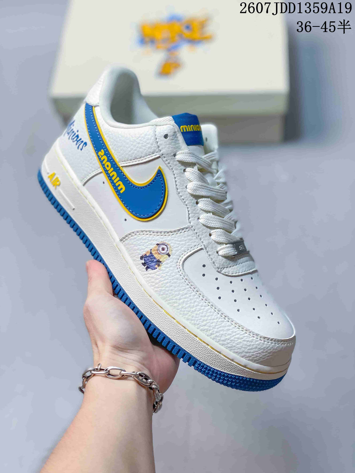 Nike Air Force 1 Low Graphic Sneakers White Multicolor