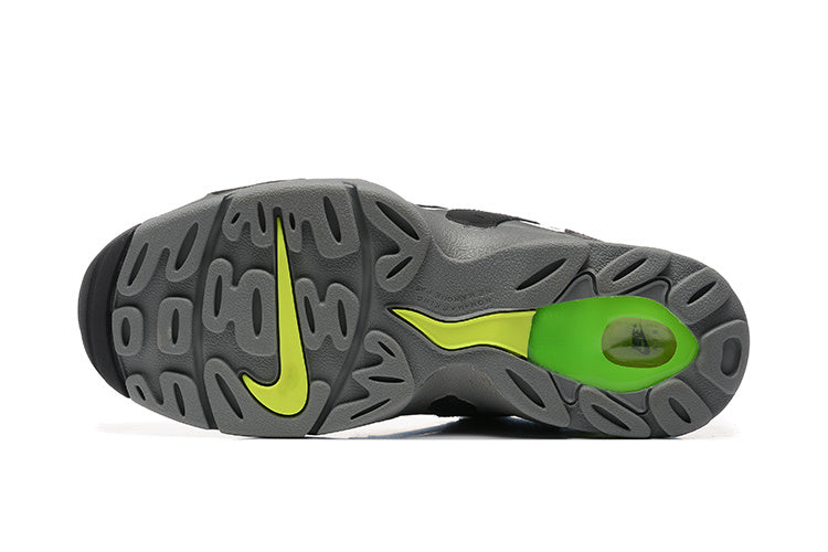 Nike Air More Uptempo Low Sneakers Black Grey Green