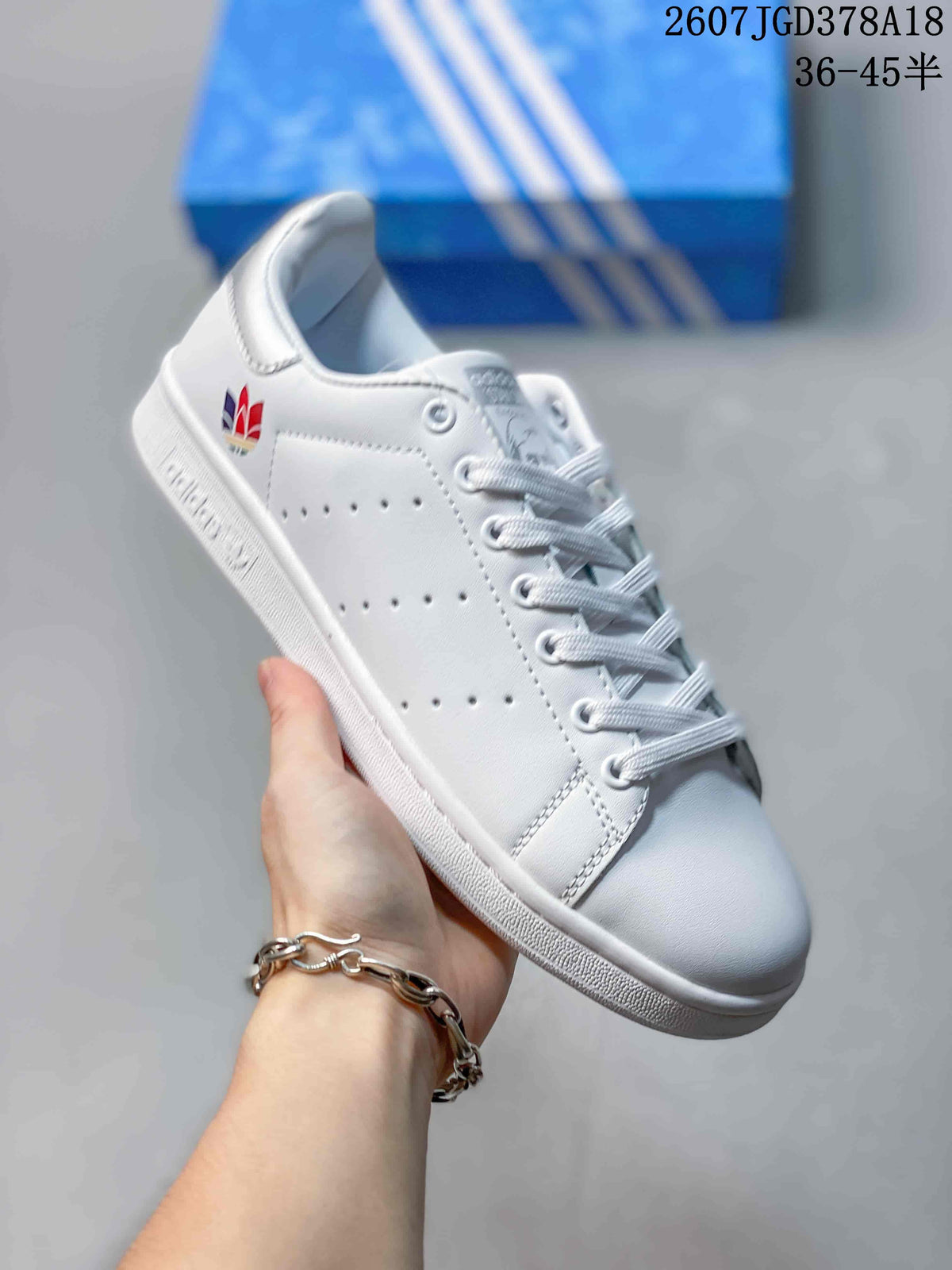 adidas Stan Smith White Low-Top Sneakers 2607TGD378A18