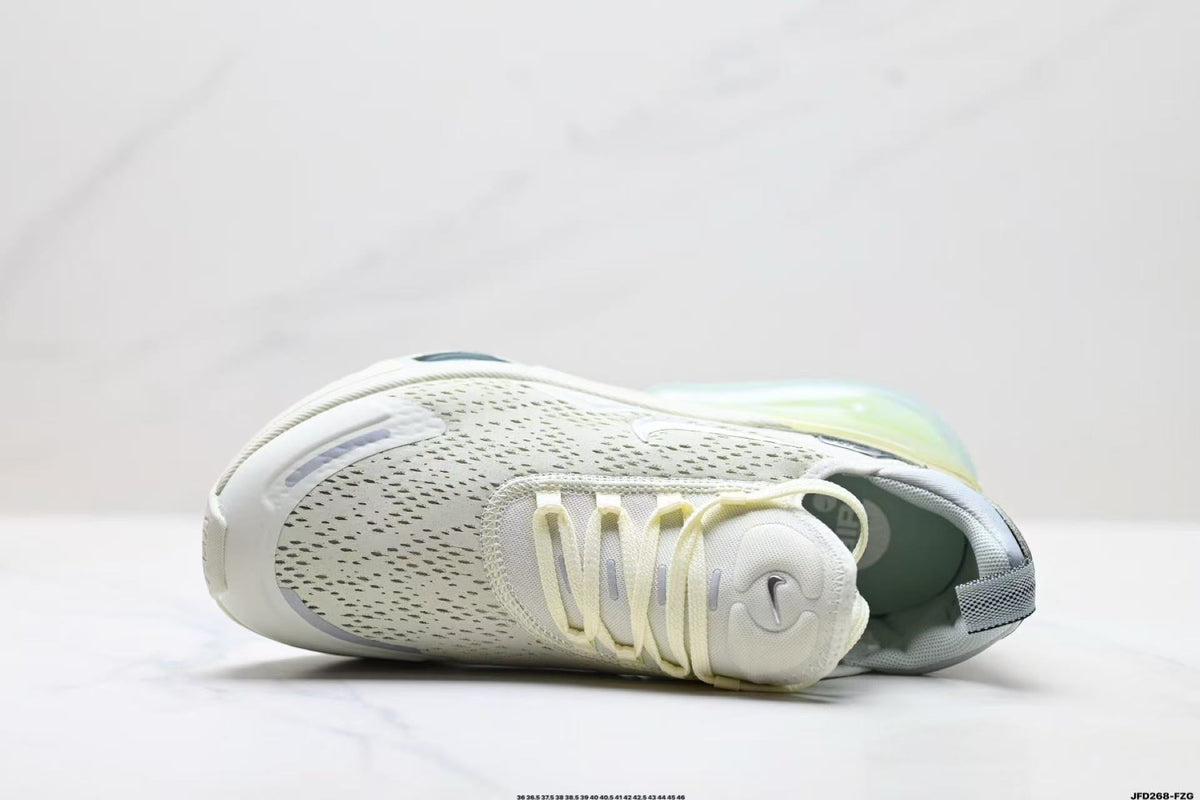 Nike Air Max 270 Sneakers in Ivory and Pale Green IO9884-001