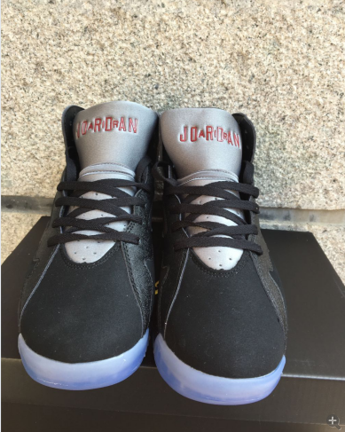 Air Jordan 7 Black and Copper High-Top Sneakers