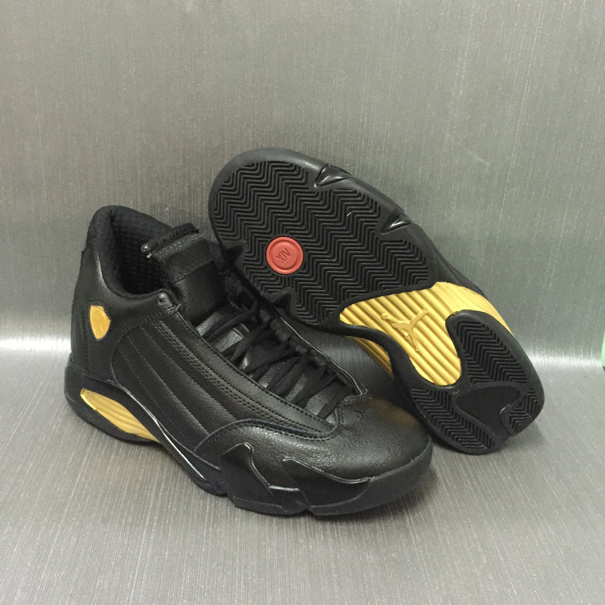 Jordan Air Jordan 14 Black Gold High-Top Sneakers