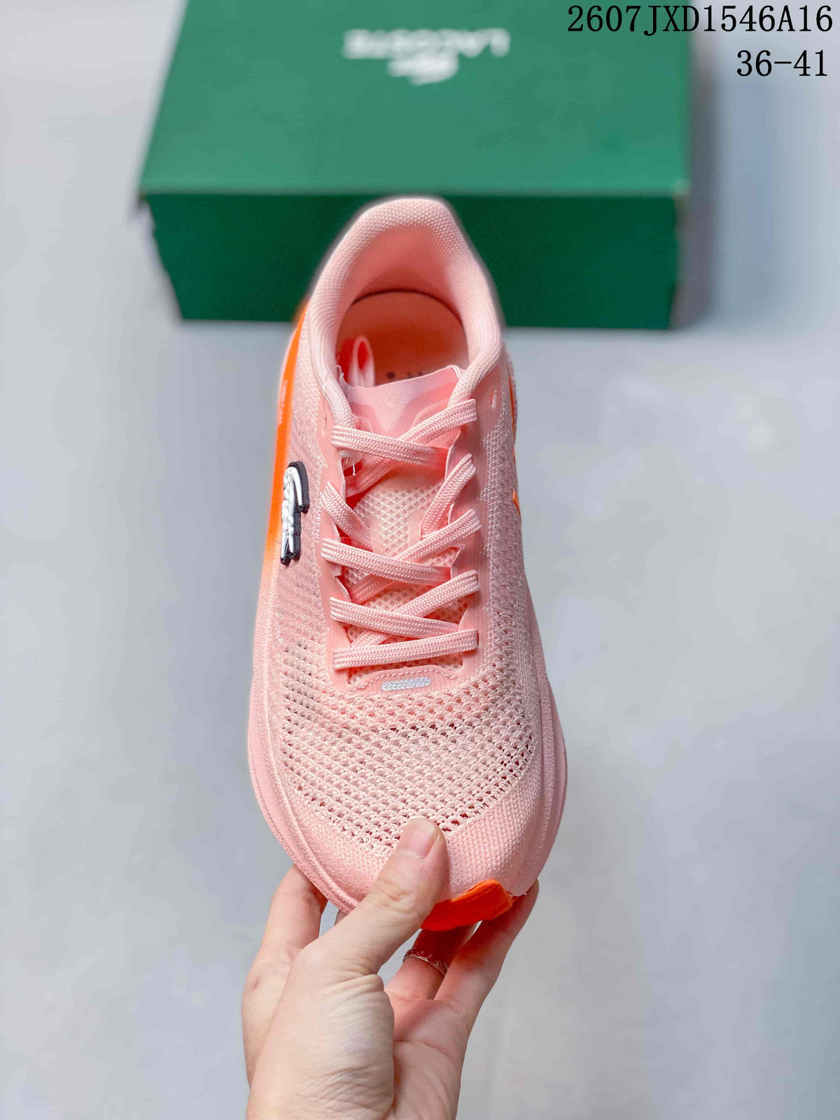 Lacoste Neo Run Pink Orange Low-Top Sneakers