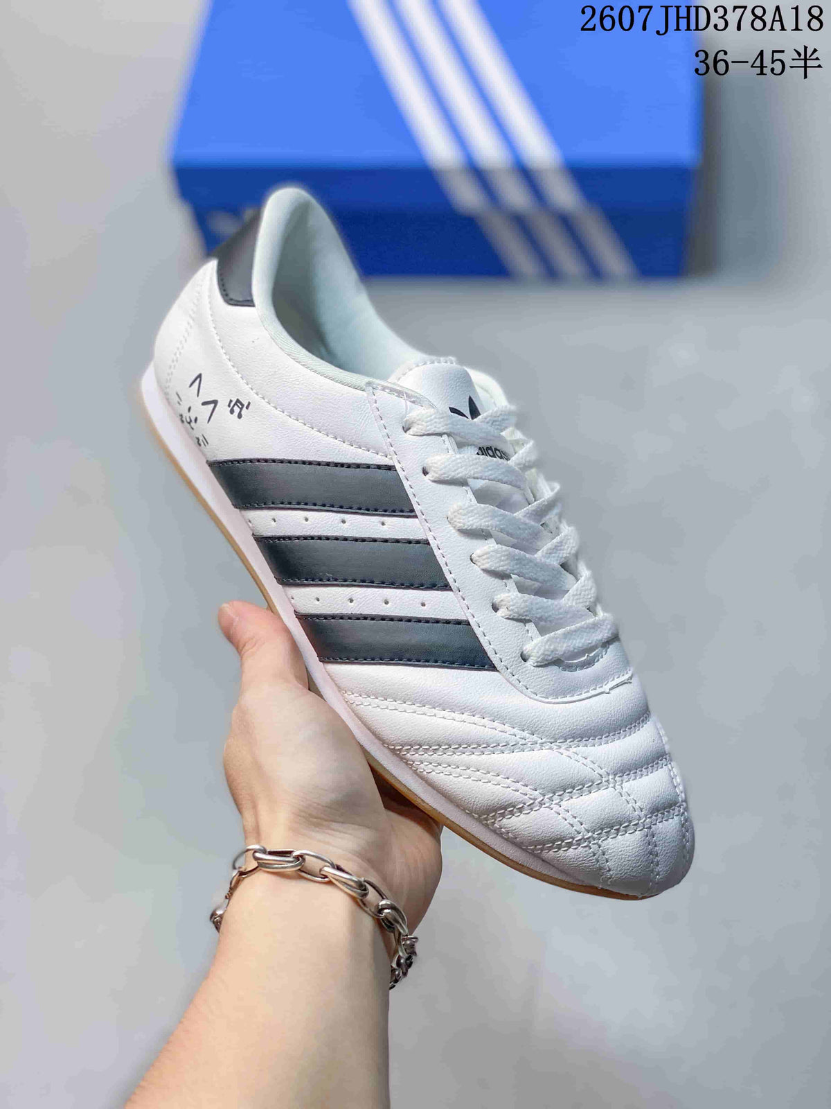 adidas Taekwondo Low-Top Sneakers White Black Gum