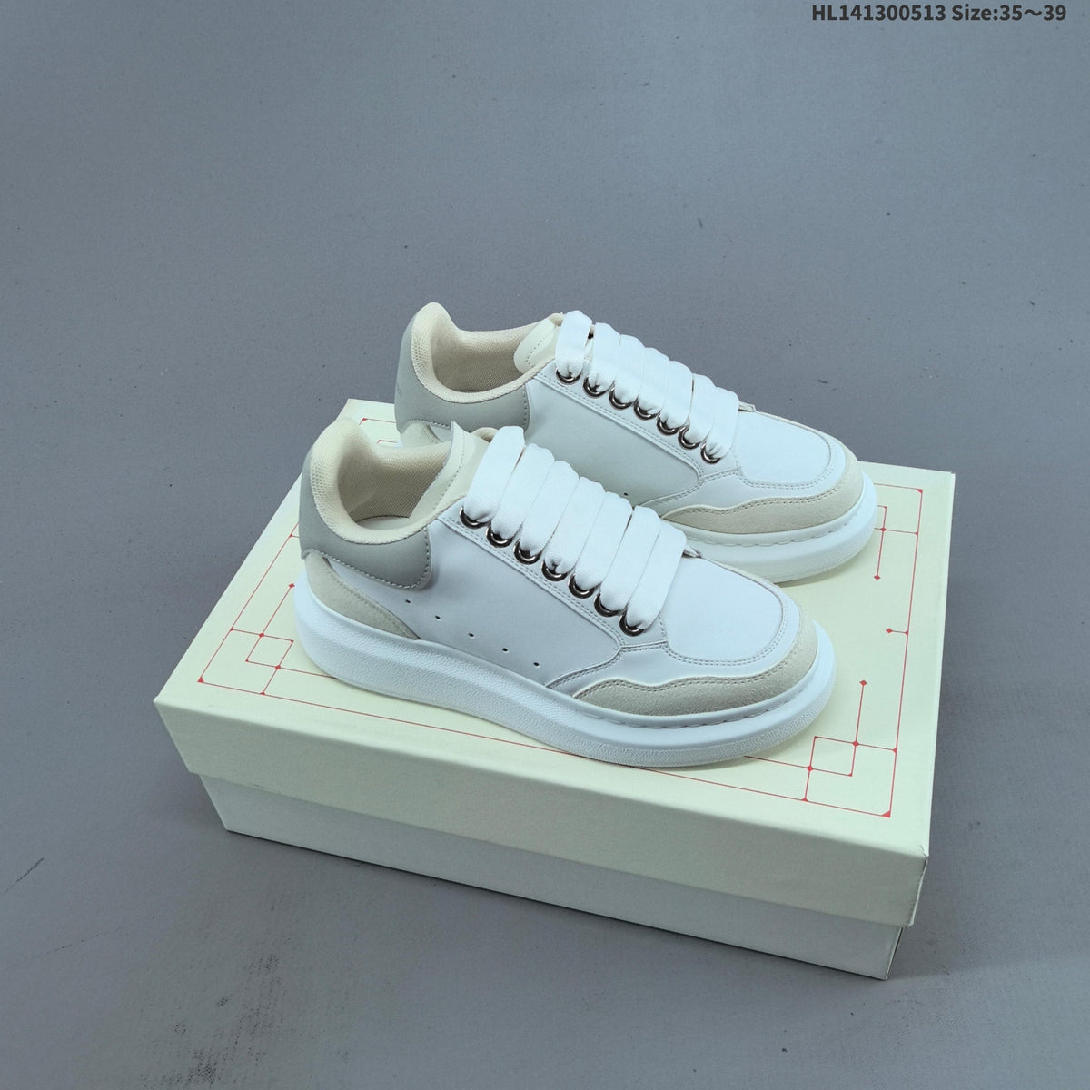 Alexander McQueen Sole Leather Platform Sneakers HL141300513