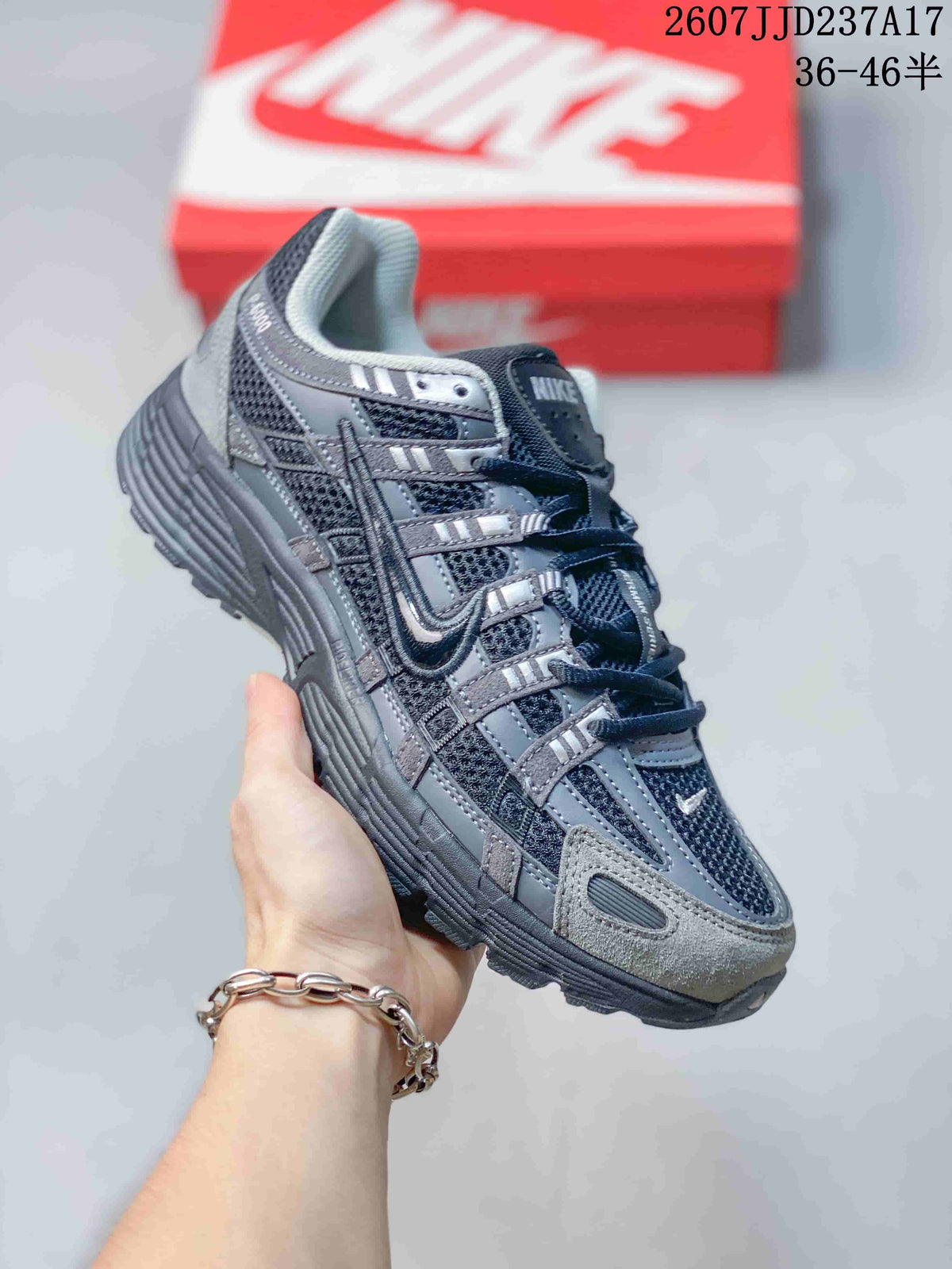 Nike P-6000 Retro Sneakers Gray Black