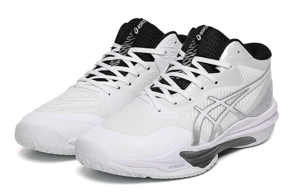 ASICS Sky Elite FF 3 White Silver Indoor Court Shoes