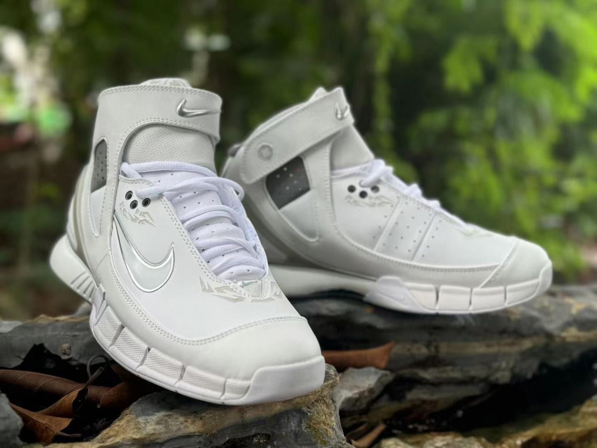 Nike Zoom Huarache 2K5 High-Top Sneakers White