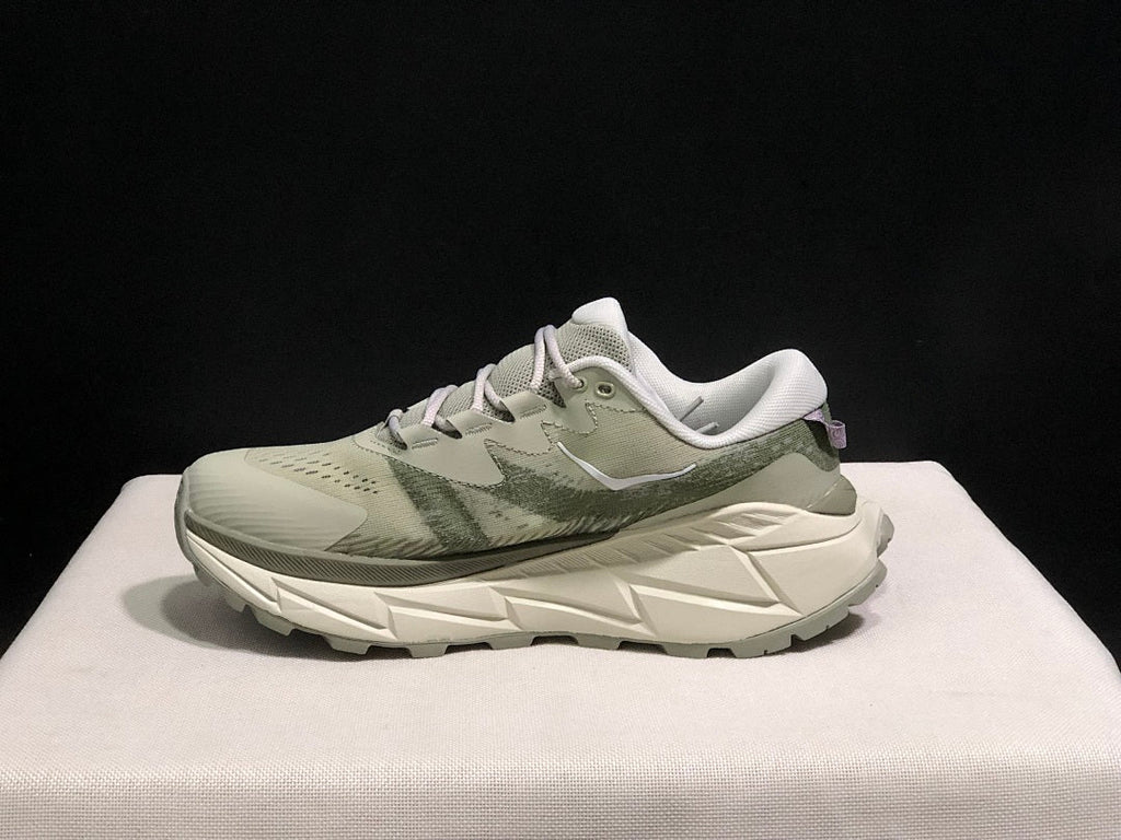 HOKA Skyline Float X Trail Sneakers, Gray Green