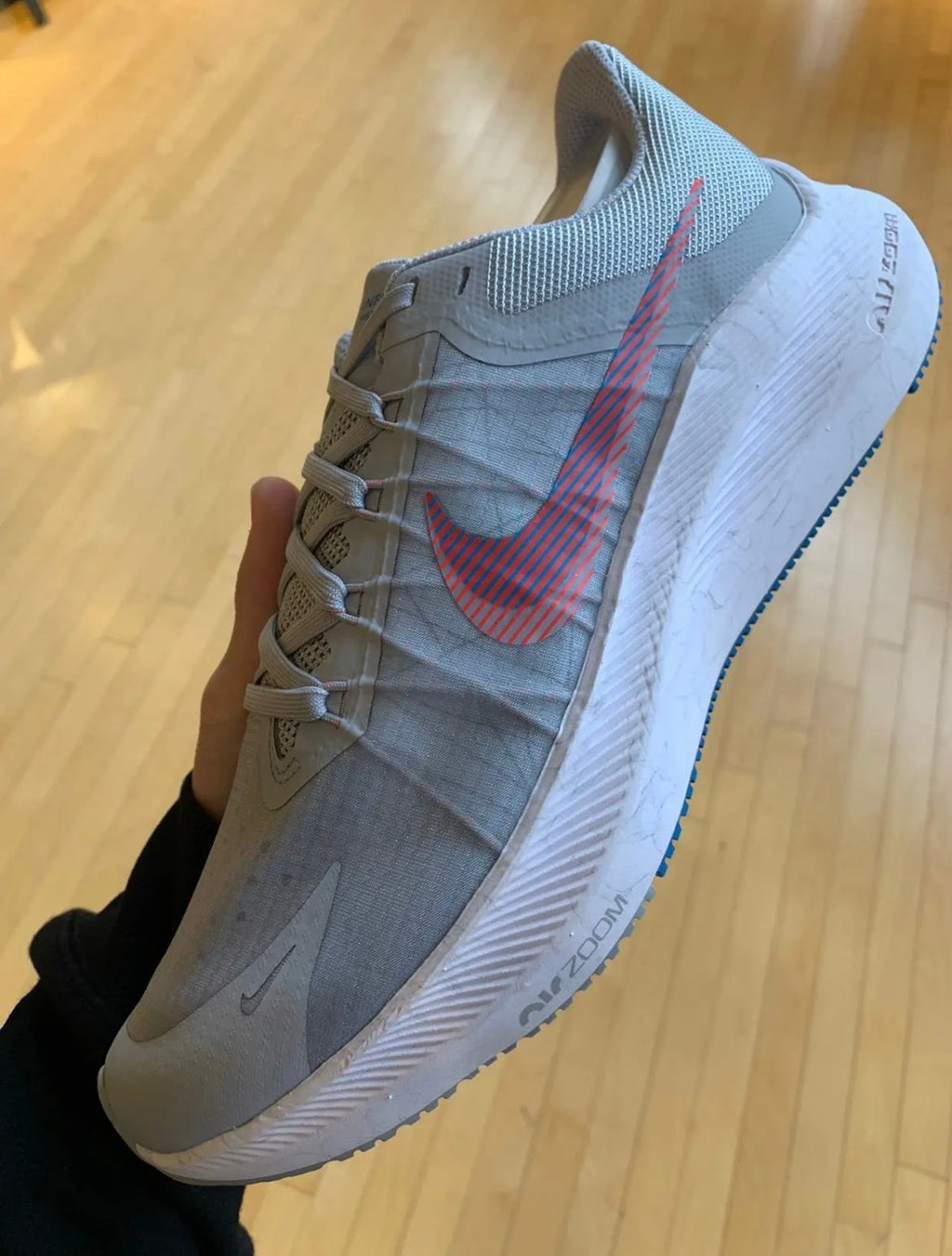Nike Zoom Winflo 8 Running Shoes Gray CW3419-004