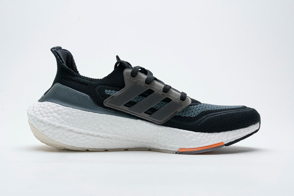 adidas Ultraboost 21 FY0389 Running Shoes, Black and Grey