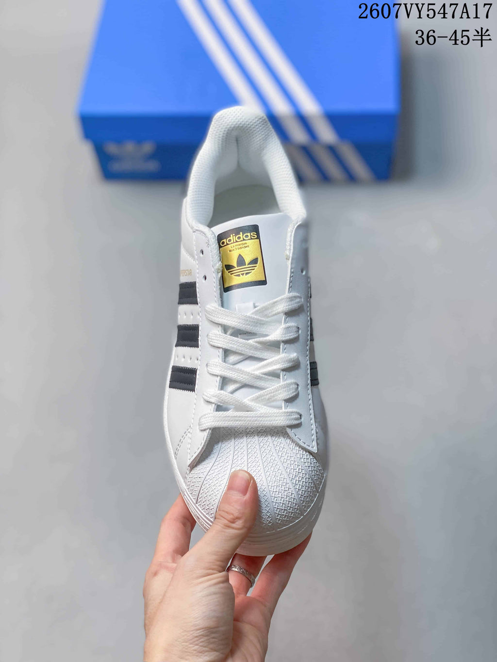 Adidas Originals Superstar Sneakers White Black 2607VY547A17