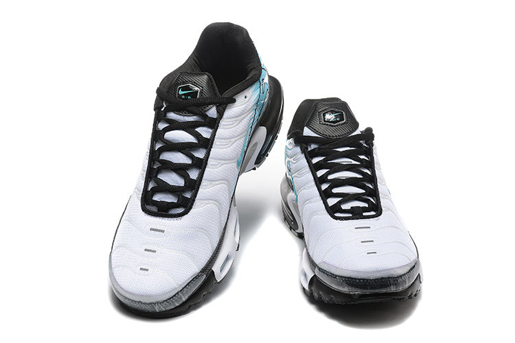 Nike Air Max Plus White and Teal Sneakers