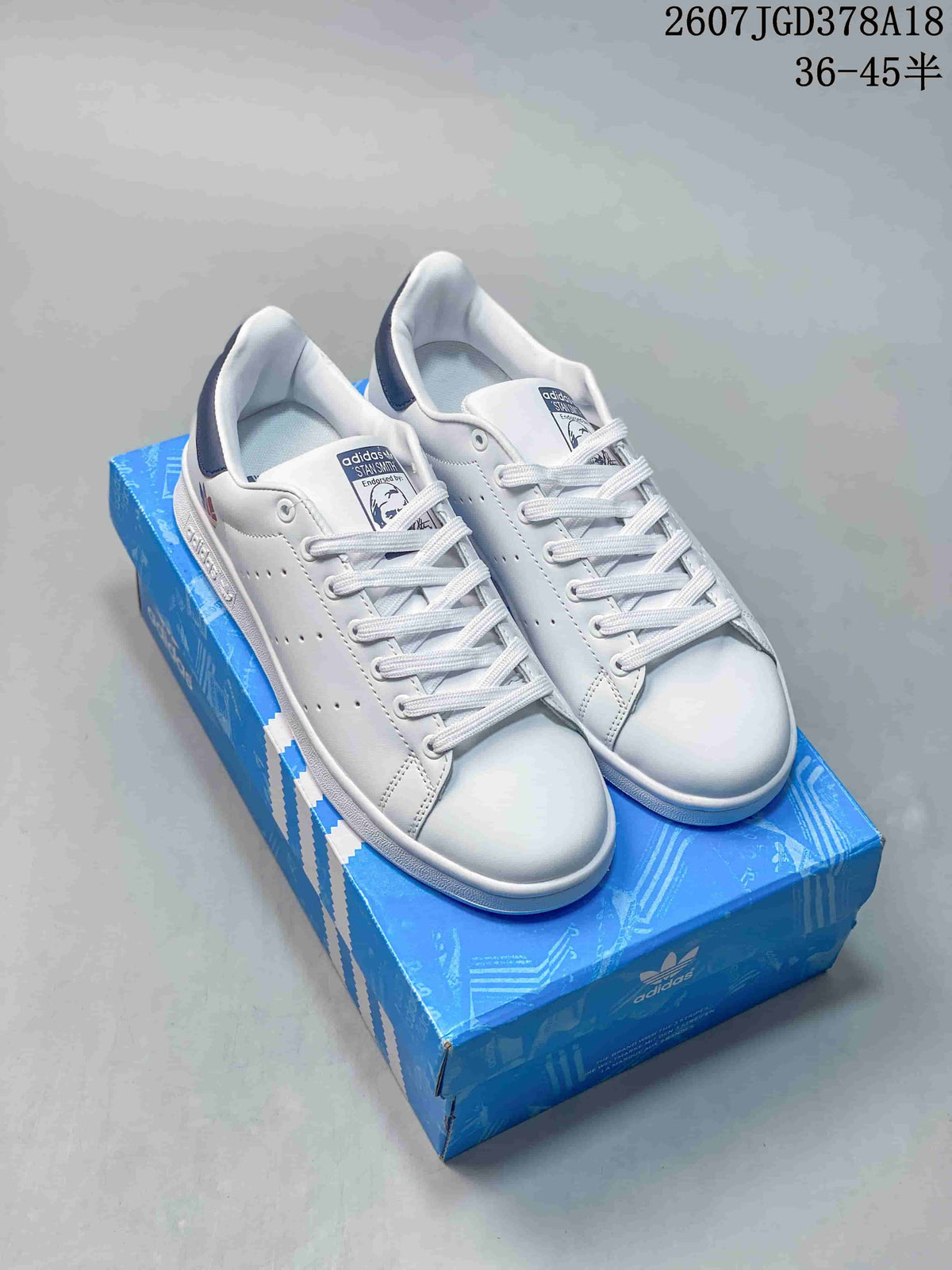 Adidas Stan Smith Sneakers White Navy 711280WYQ