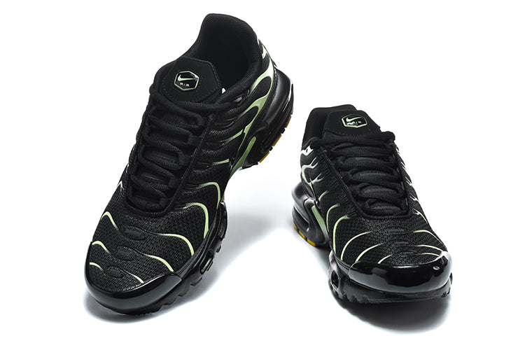 Nike Air Max Plus Sneakers Black and Volt Green