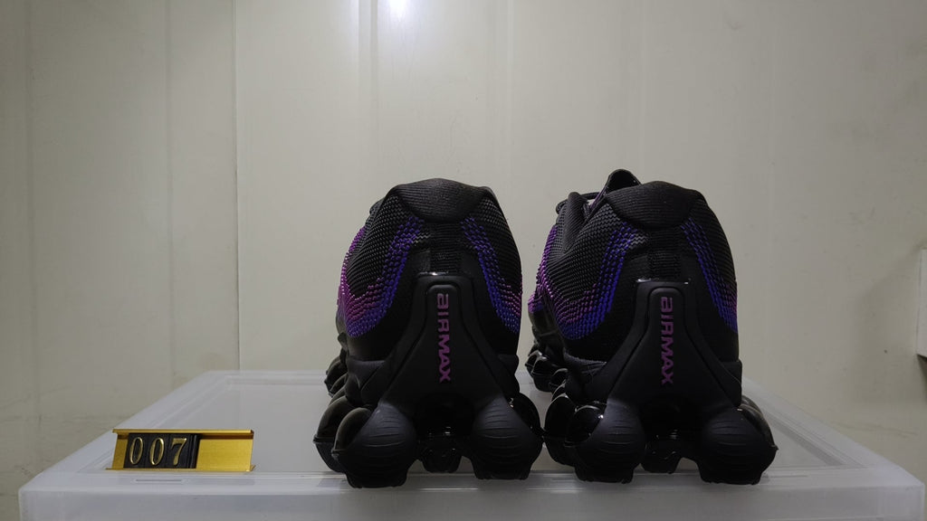 Nike Air Liquid Max Black and Purple Sneakers