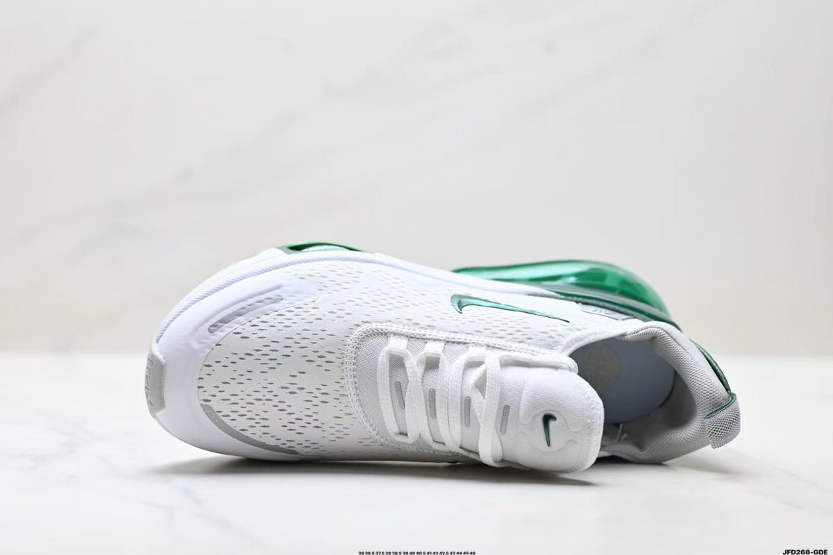 Nike Air Max 270 White and Green Sneakers IO9884-109