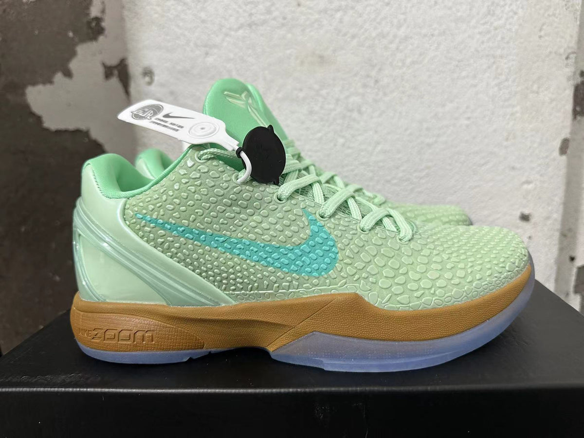 Nike Kobe 6 Basketball Shoes, Mint Green and Gum