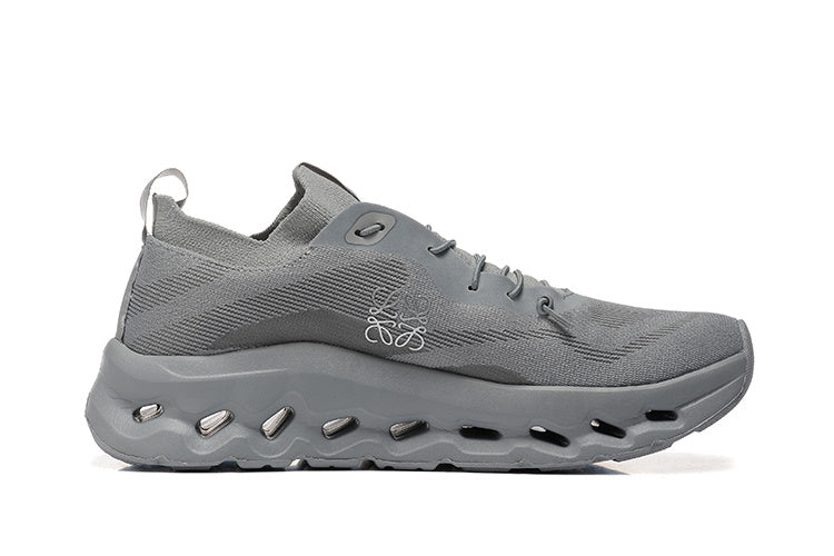 On Cloudtilt Grey Knit Sneakers