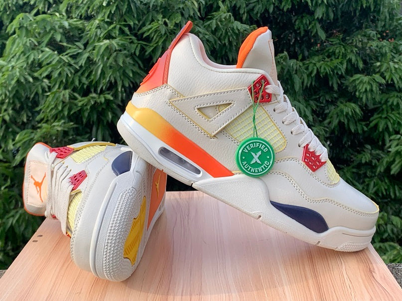 Air Jordan 4 J Balvin Medellín Sunset Sneakers