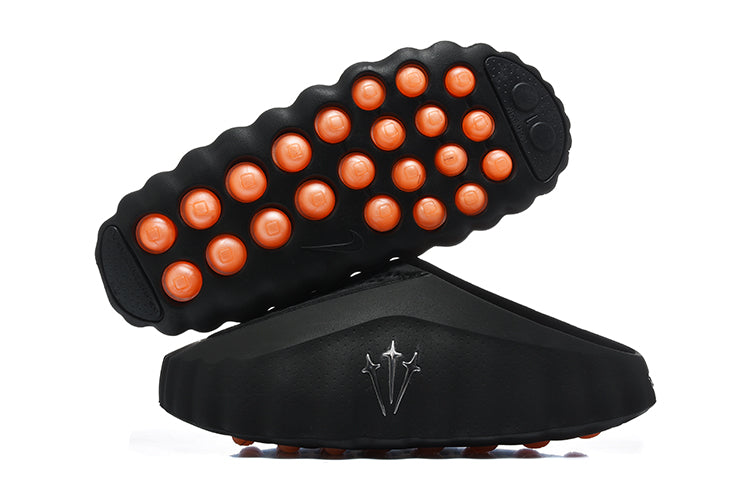 Nike Mind 001 Mules Black and Orange