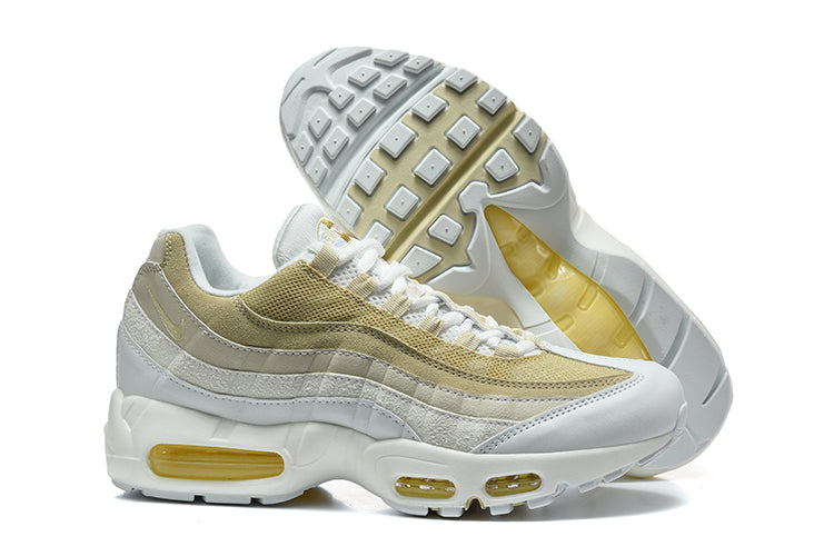 Nike Air Max 95 TT Sneakers, White and Gold