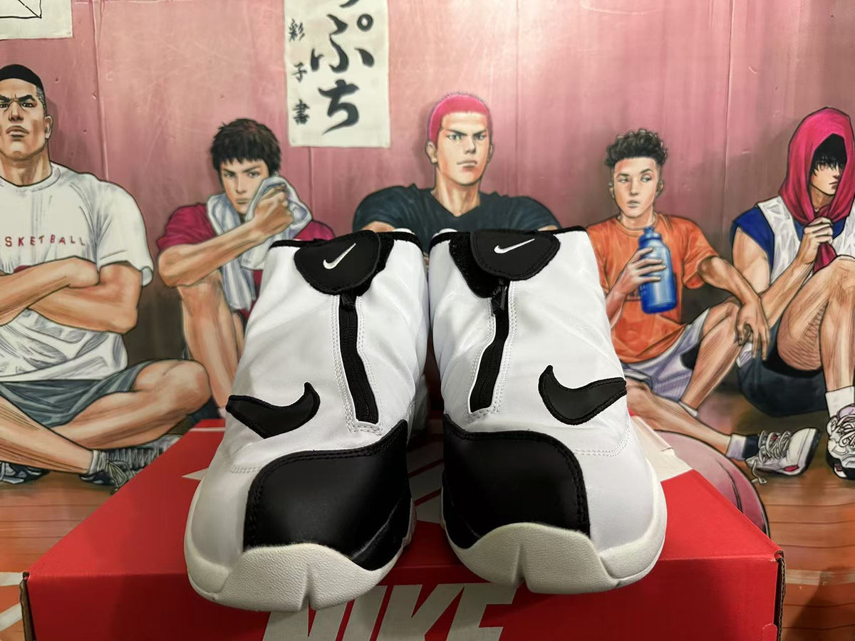 Nike Air Zoom Flight The Glove White Black Basketball Shoes