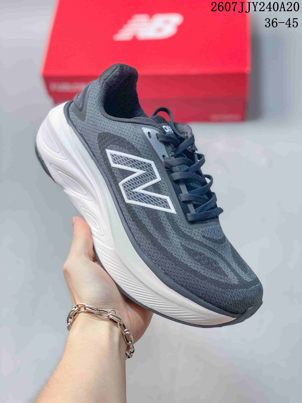 New Balance Fresh Foam X More v6 Running Shoes Dark Gray 712105EEU