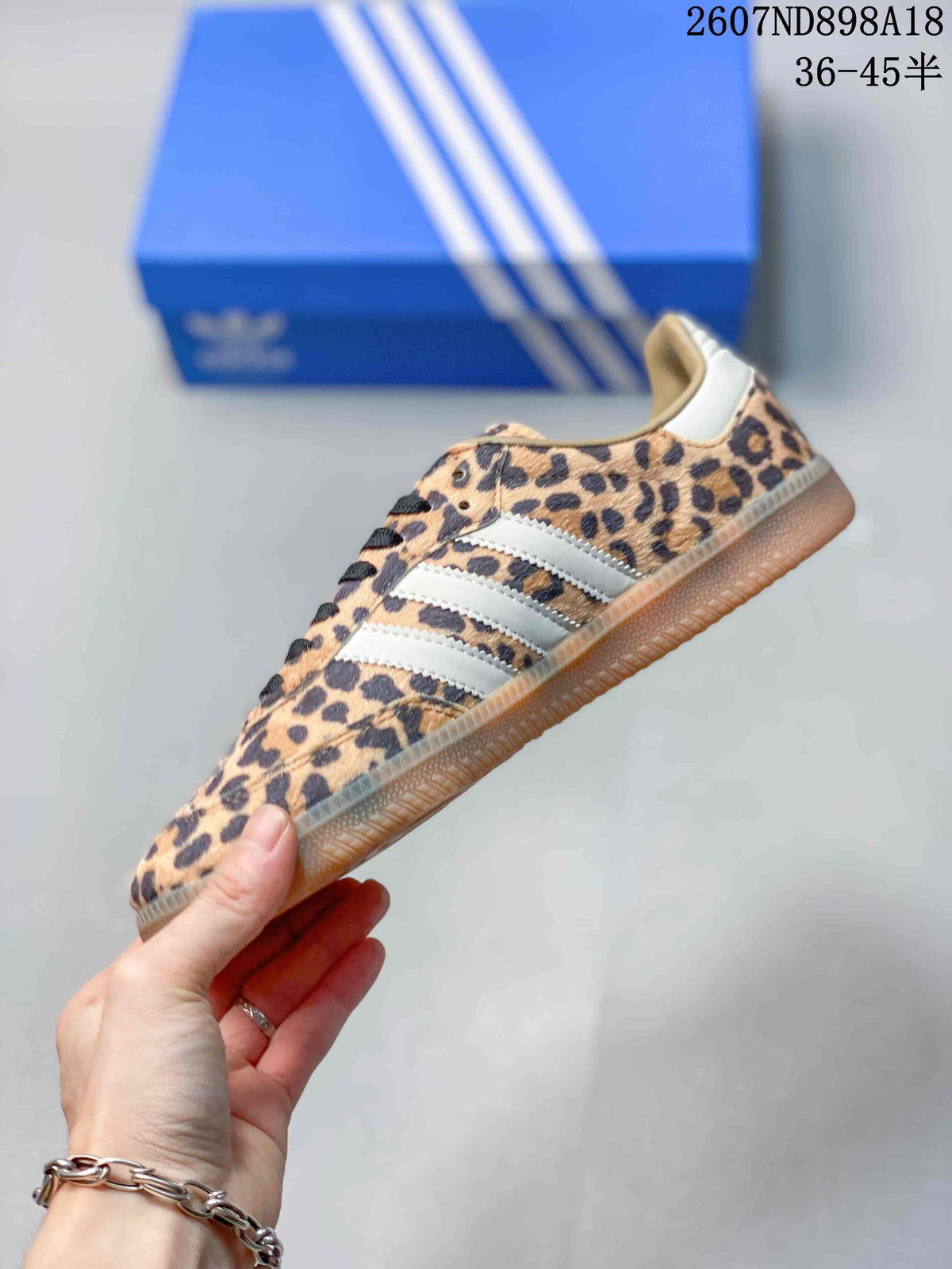 Adidas Samba OG Leopard Print Sneakers 2607ND898A18