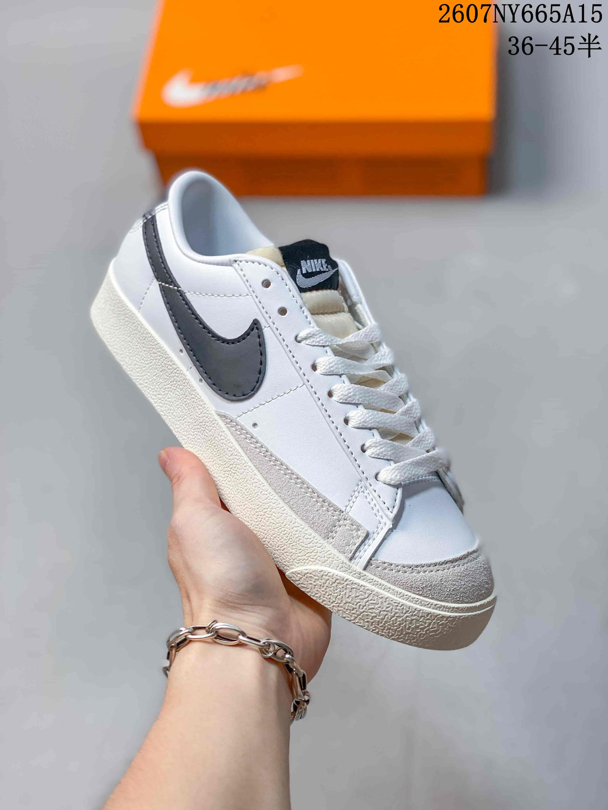 Nike Blazer Low Premium White Black Sneakers CI9888-001