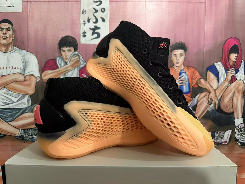 Adidas Basketball Shoes in Black and Orange