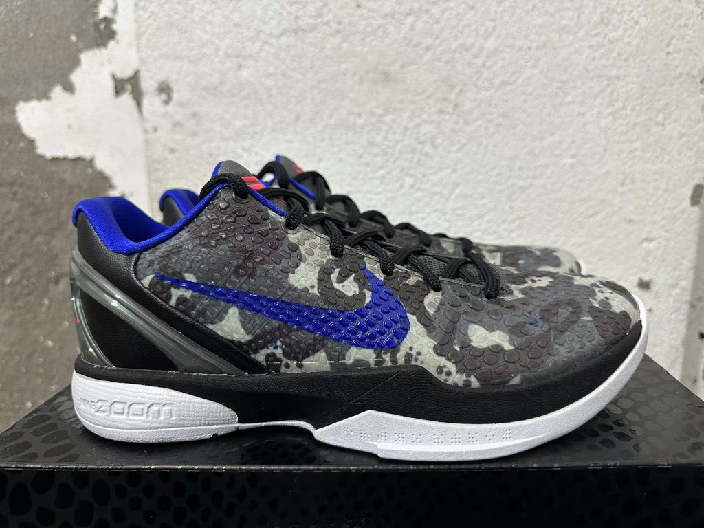 Nike Kobe 6 Protro Gray Camo Basketball Shoes