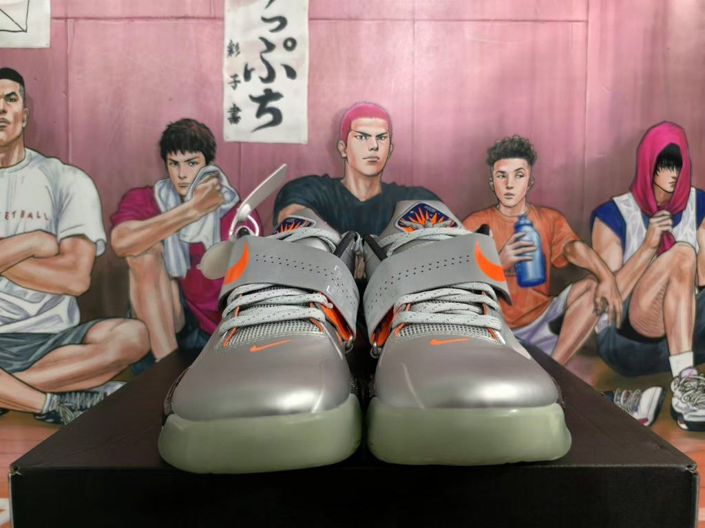 Nike KD All-Star Basketball Shoes in Silver and Orange