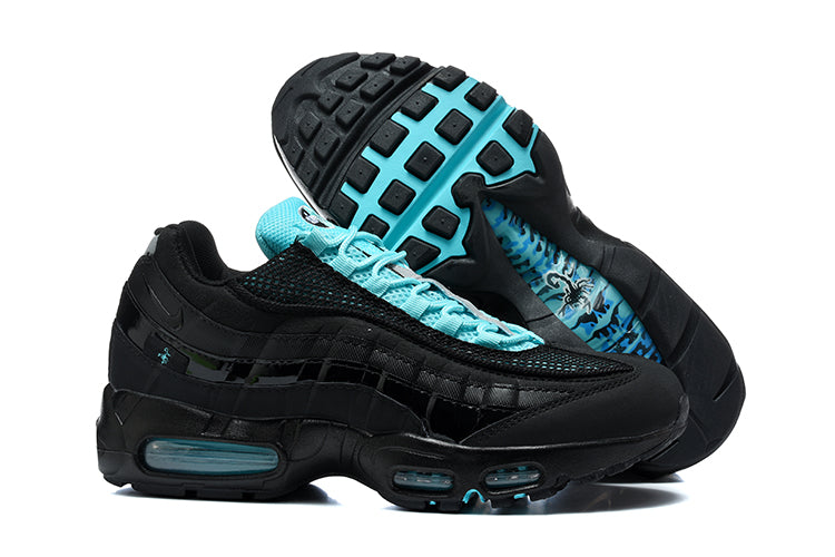 Nike Air Max 95 TT Black and Turquoise Sneakers
