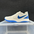 Nike Cream and Blue Sneakers
