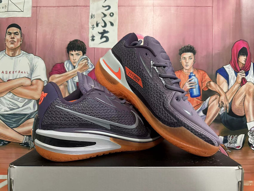 Nike GT Cut 3 Basketball Shoes in Purple and Orange