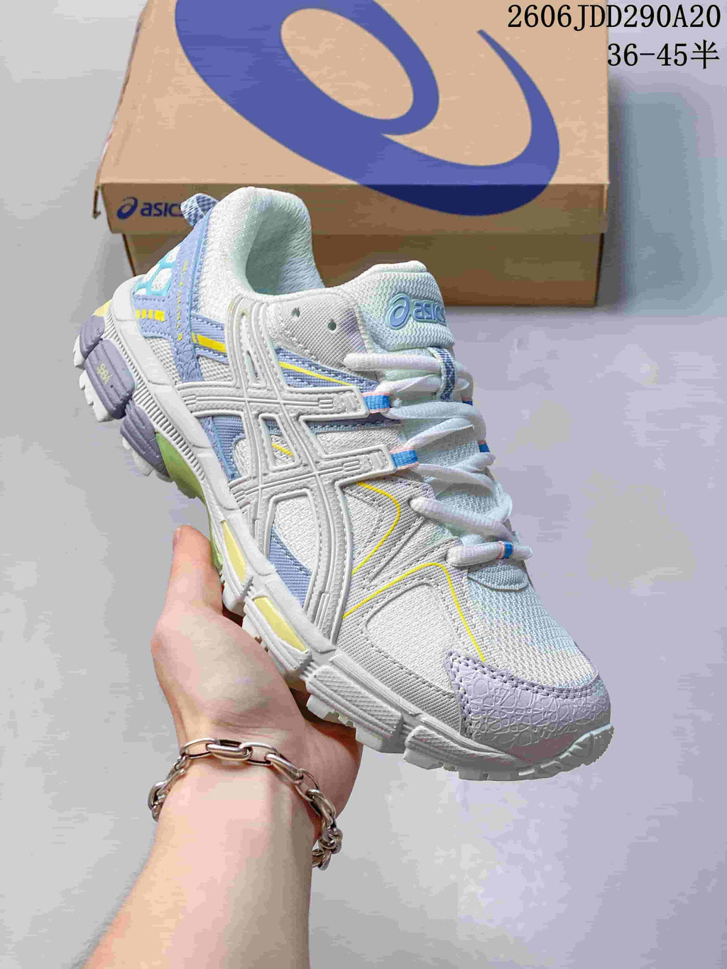 ASICS Tiger Gel-Kahana 8 Trail Sneakers White Blue 612000ASOEW