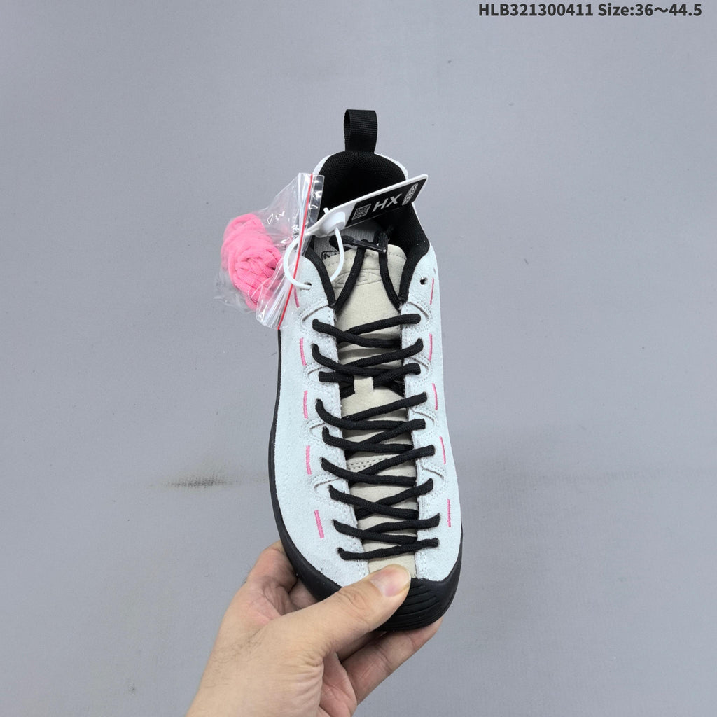 KEEN Jasper Low-Top Outdoor Sneakers White Black Pink