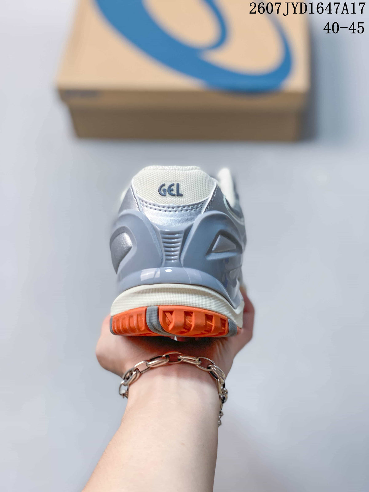 ASICS GEL-RESOLUTION 5 Tennis Shoes White Grey Orange