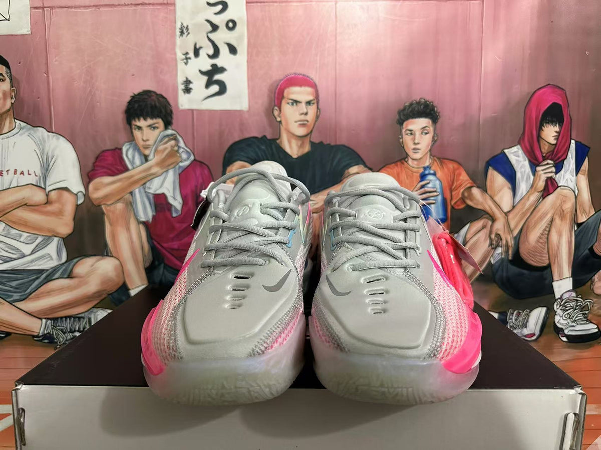 Nike GT Basketball Shoes in Gray and Pink
