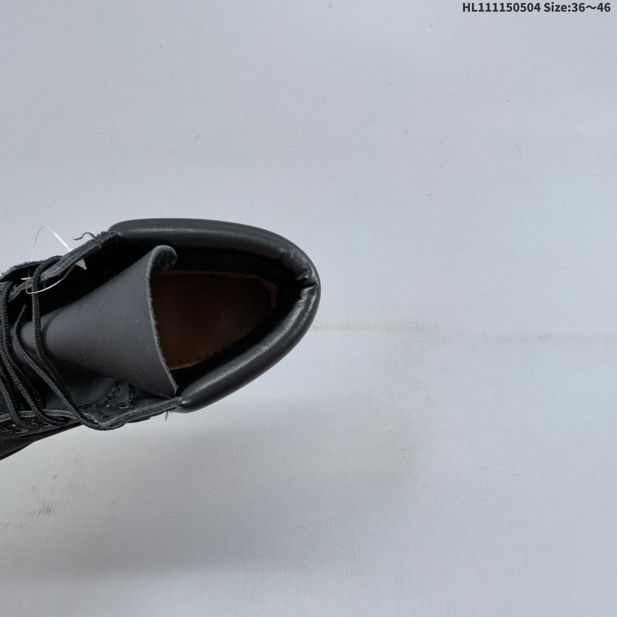 Timberland Black 6-Inch Lace-Up Boots