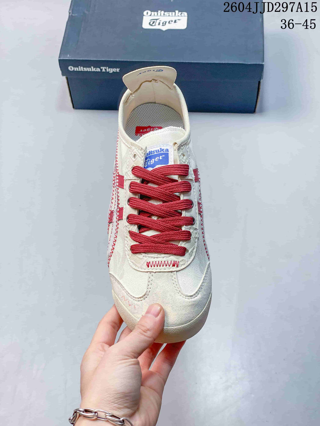 Onitsuka Tiger Mexico 66 Sneakers Cream Red TD297A15