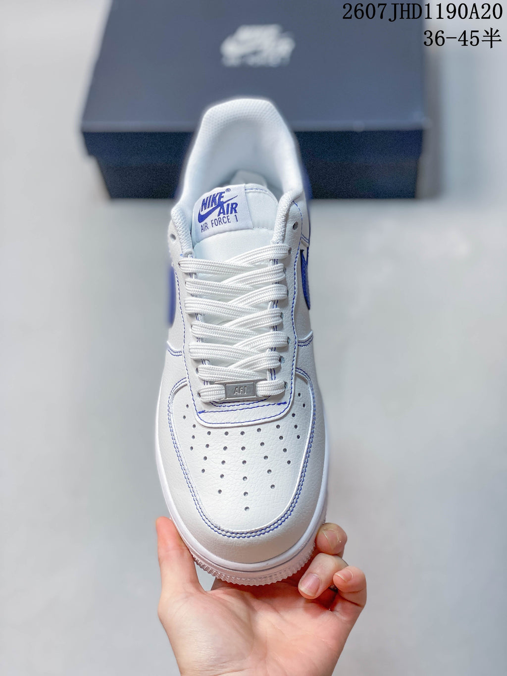 Nike Air Force 1 '07 Low White Blue Sneakers