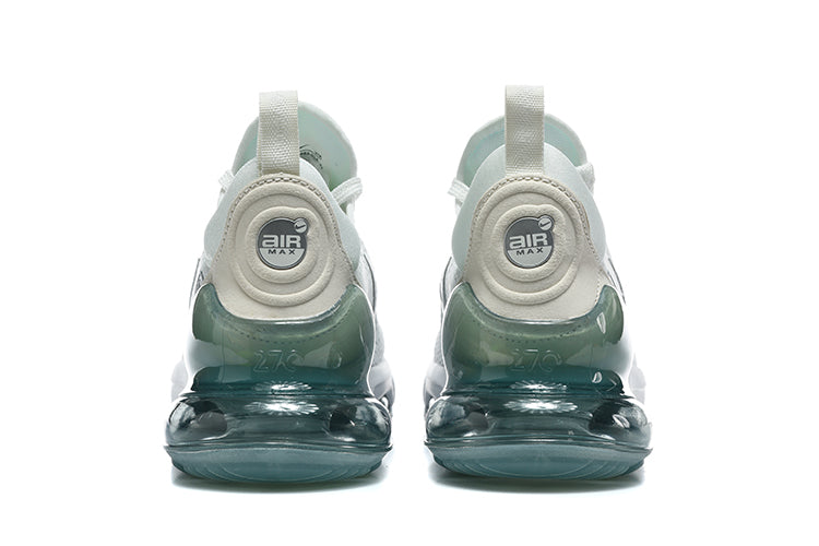 Nike Air Max 270 White and Green Sneakers