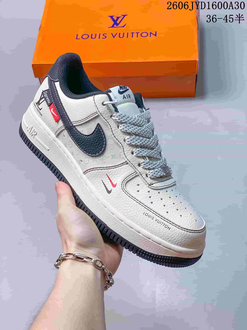 Nike Air Force 1 '07 Low Monogram Print Sneakers