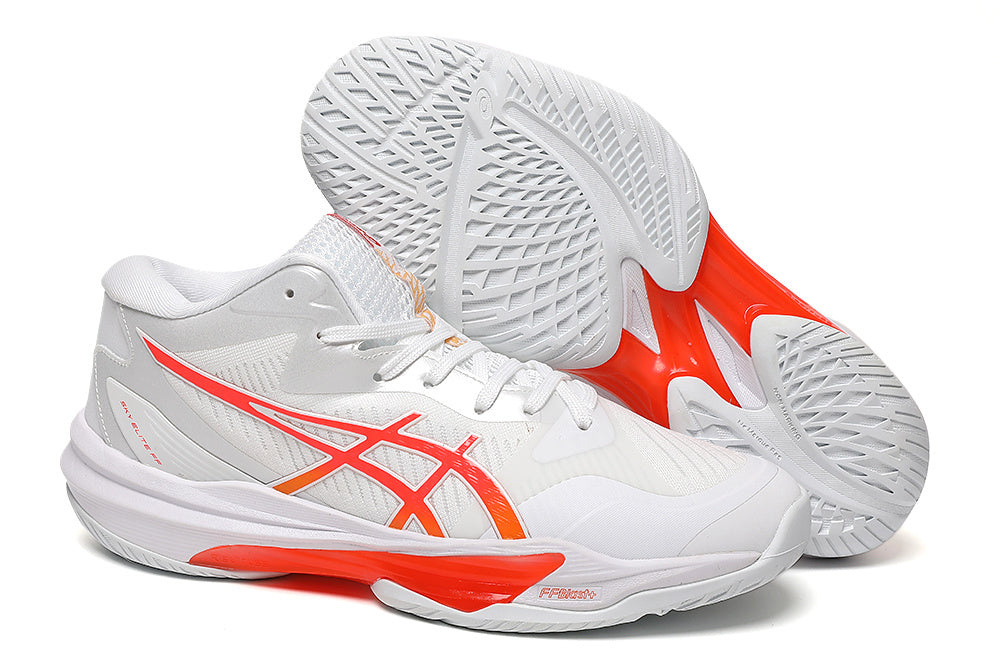 ASICS Sky Elite FF 3 Volleyball Shoes White Orange